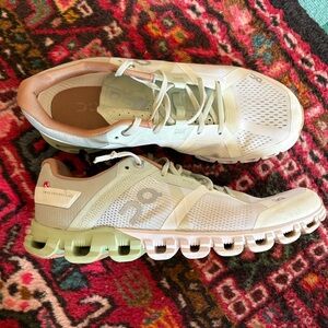 On Running Women's Cloudswift Sneakers in Pale Green and Light Pink size 8